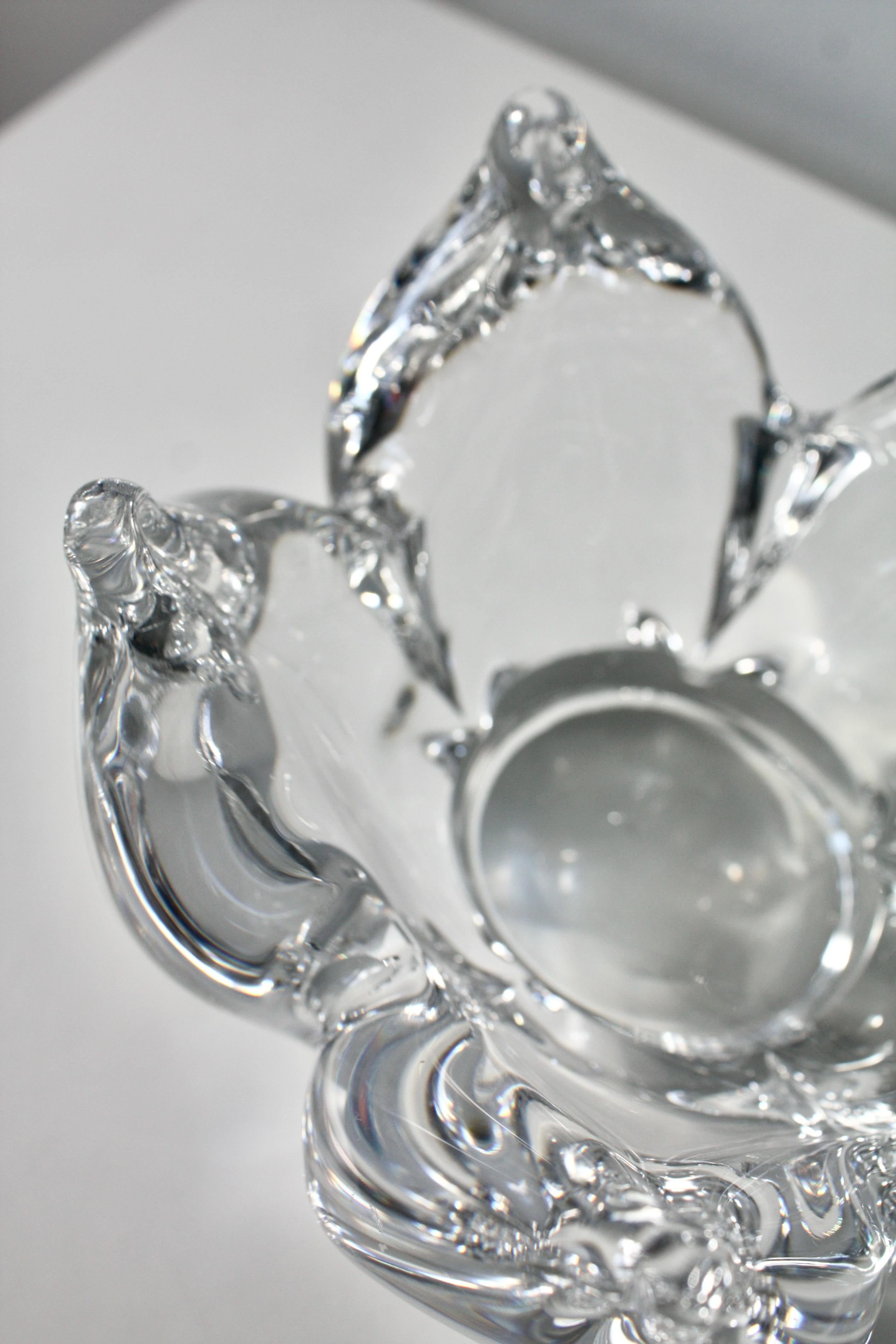 Göran Wärff per Kosta Boda Ciotola in cristallo 'Vagga' - Swedish Art Glass Design In condizioni buone in vendita a Västra Frölunda, SE