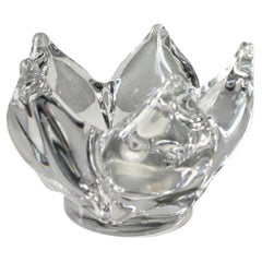 Göran Wärff for Kosta Boda ‘Vagga’ Crystal Glass Bowl – Swedish Art Glass Design