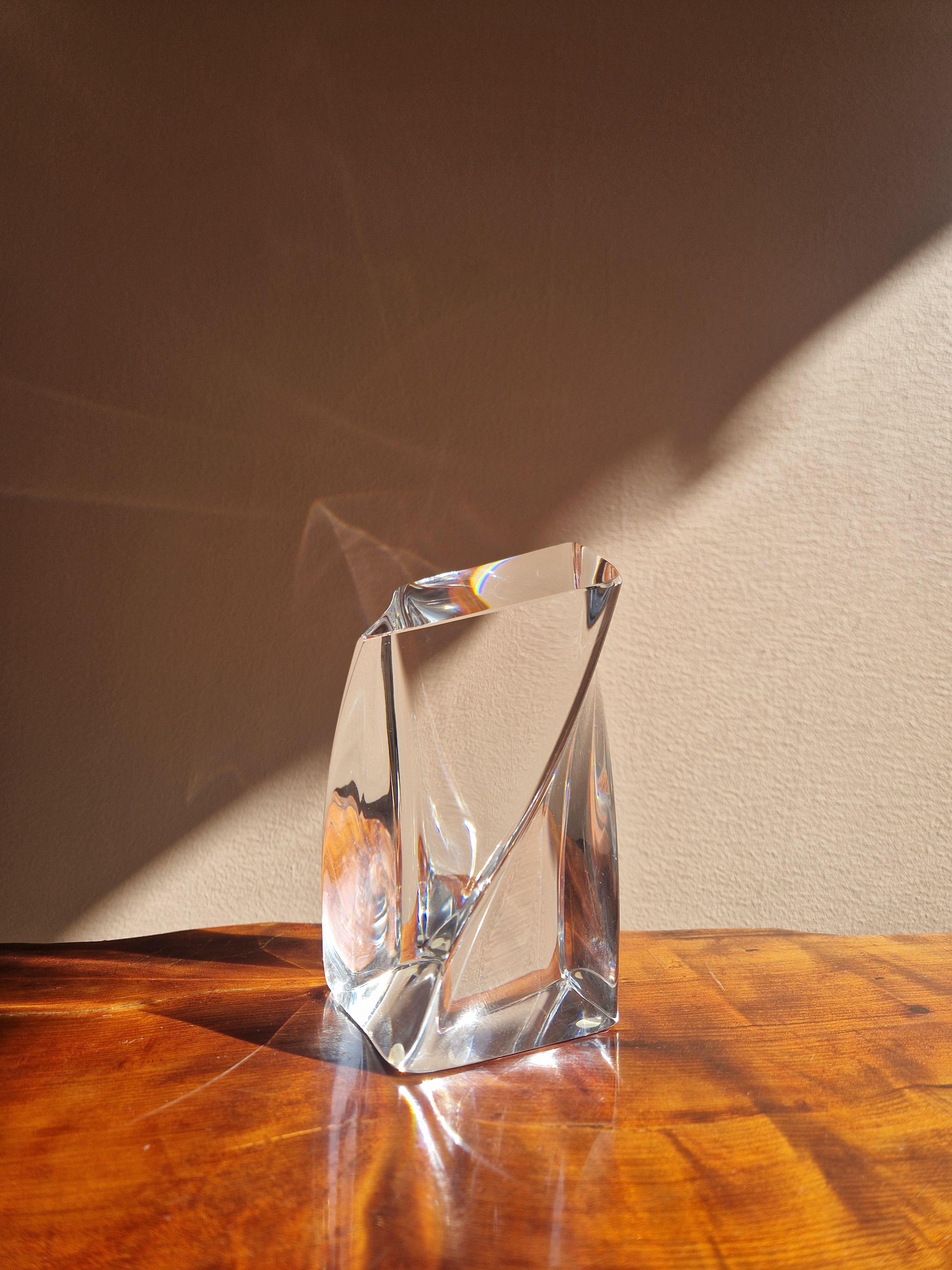 Modern Göran Wärff, Glass sculpture, Kosta Boda, Sweden For Sale