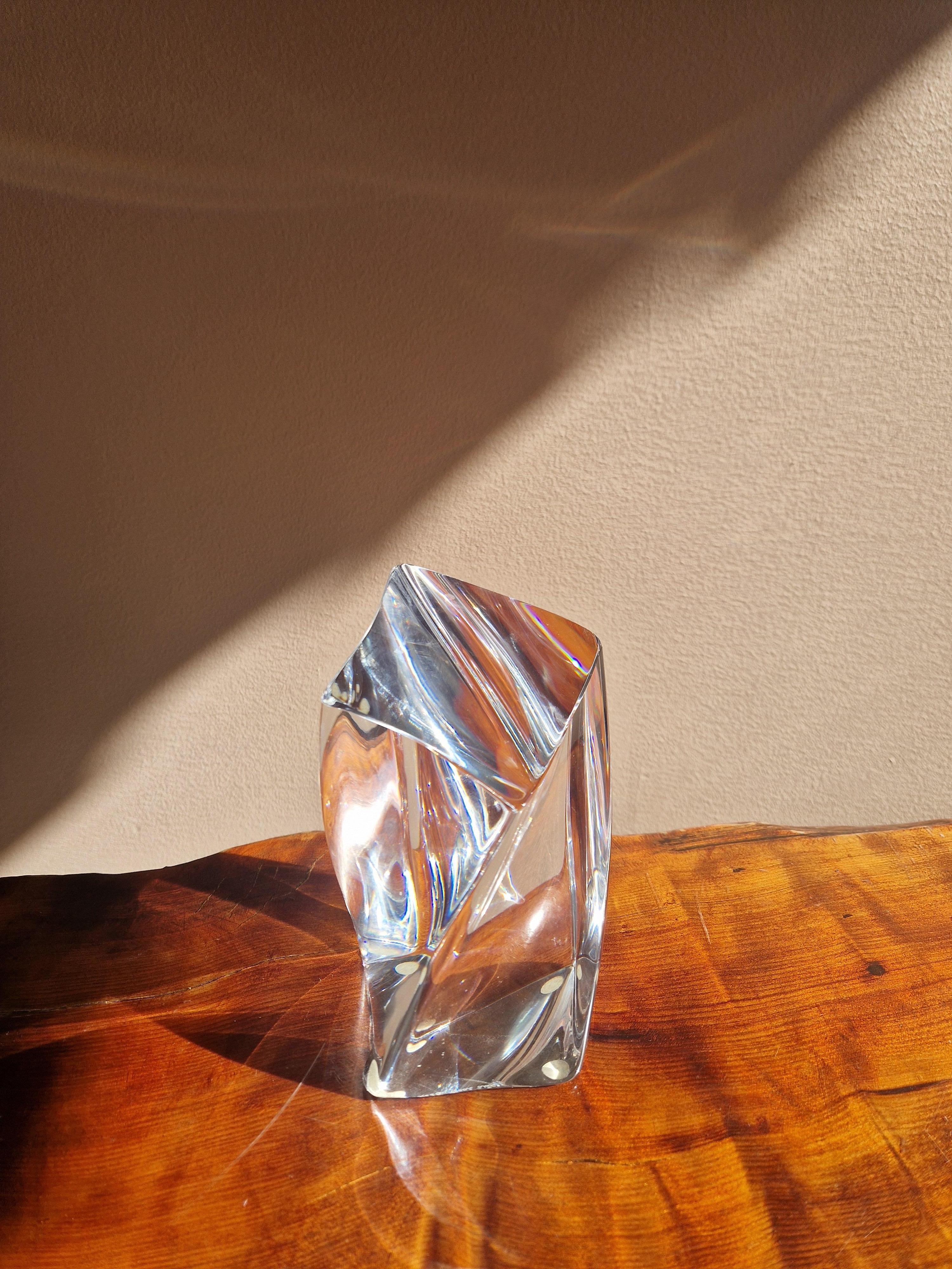 Swedish Göran Wärff, Glass sculpture, Kosta Boda, Sweden For Sale