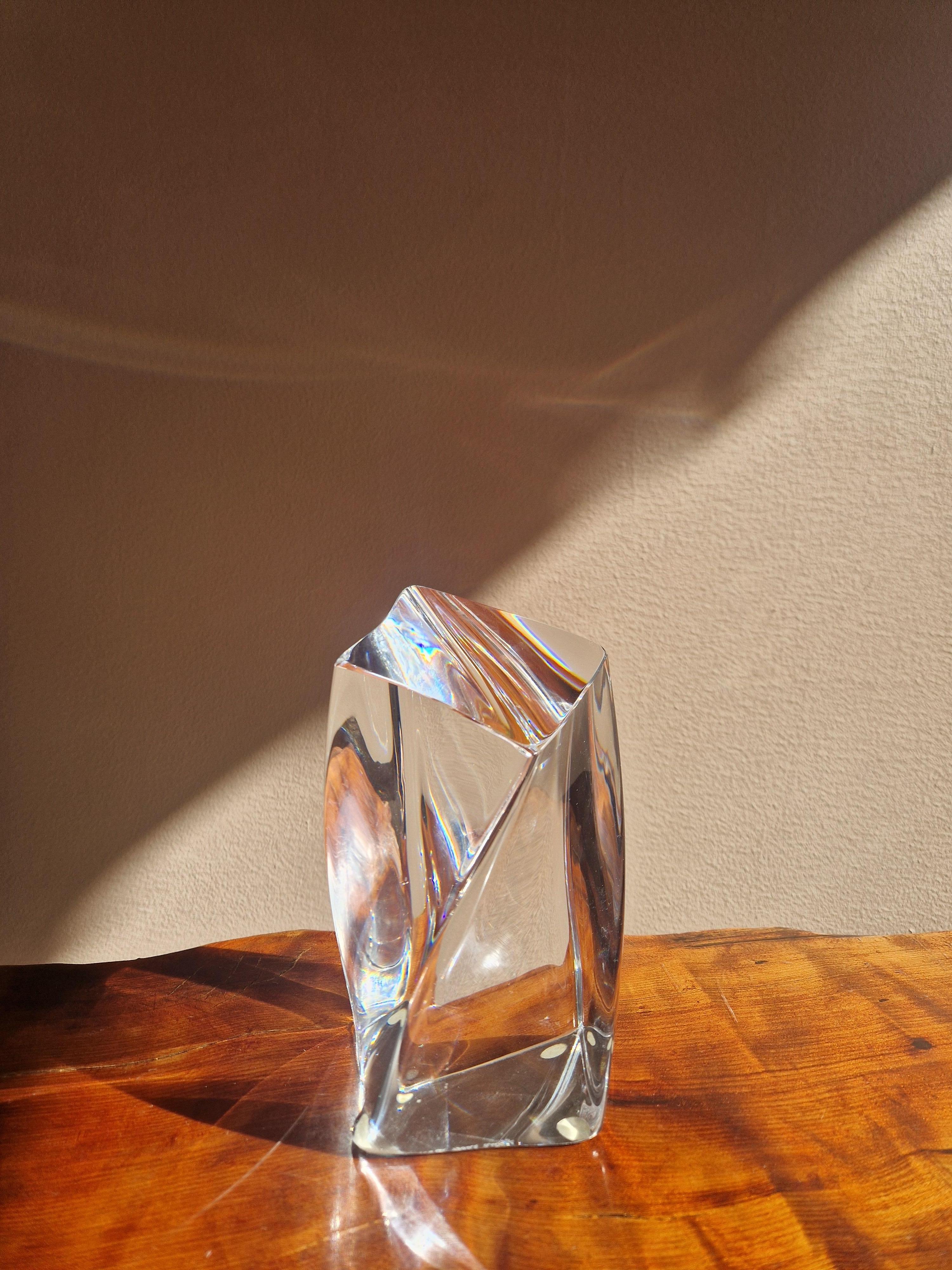 Göran Wärff, Glass sculpture, Kosta Boda, Sweden In Good Condition For Sale In Stockholm, SE