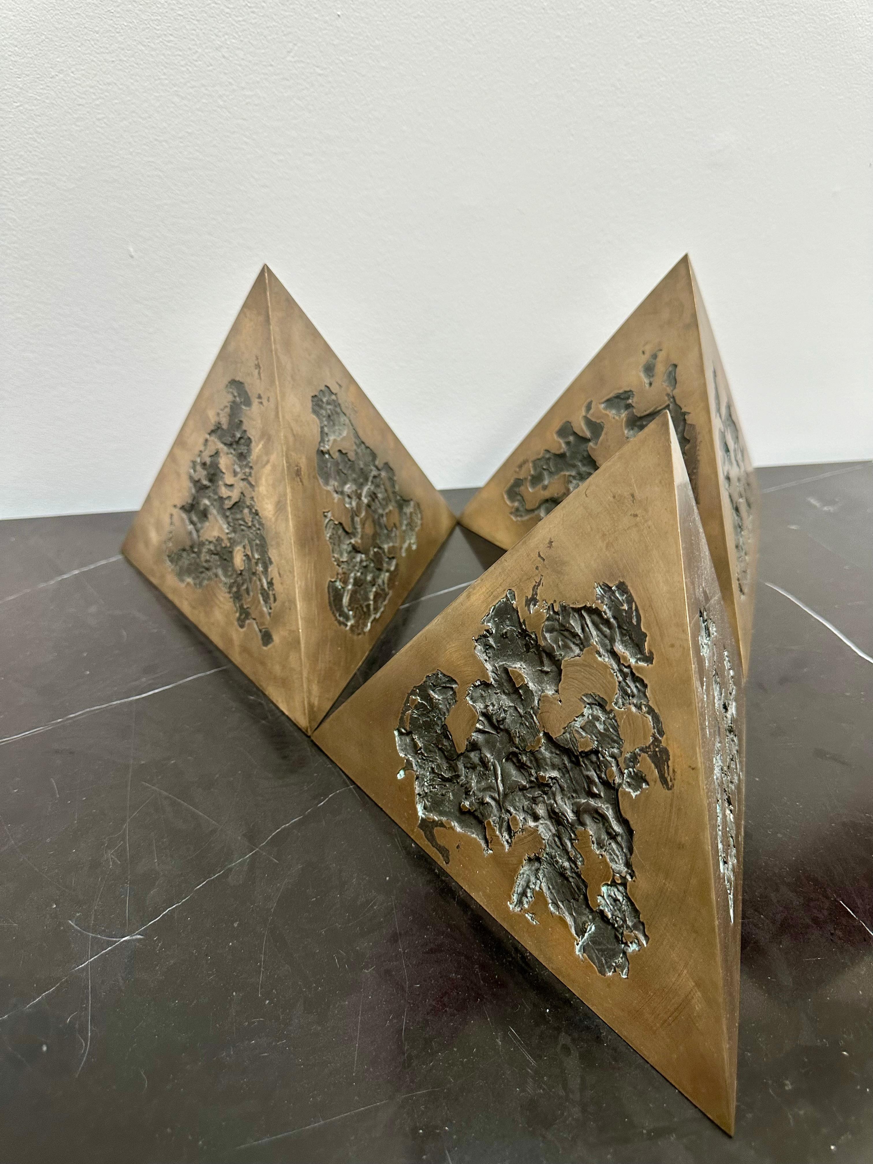 Pyramids - Abstract Sculpture by Gord Smith