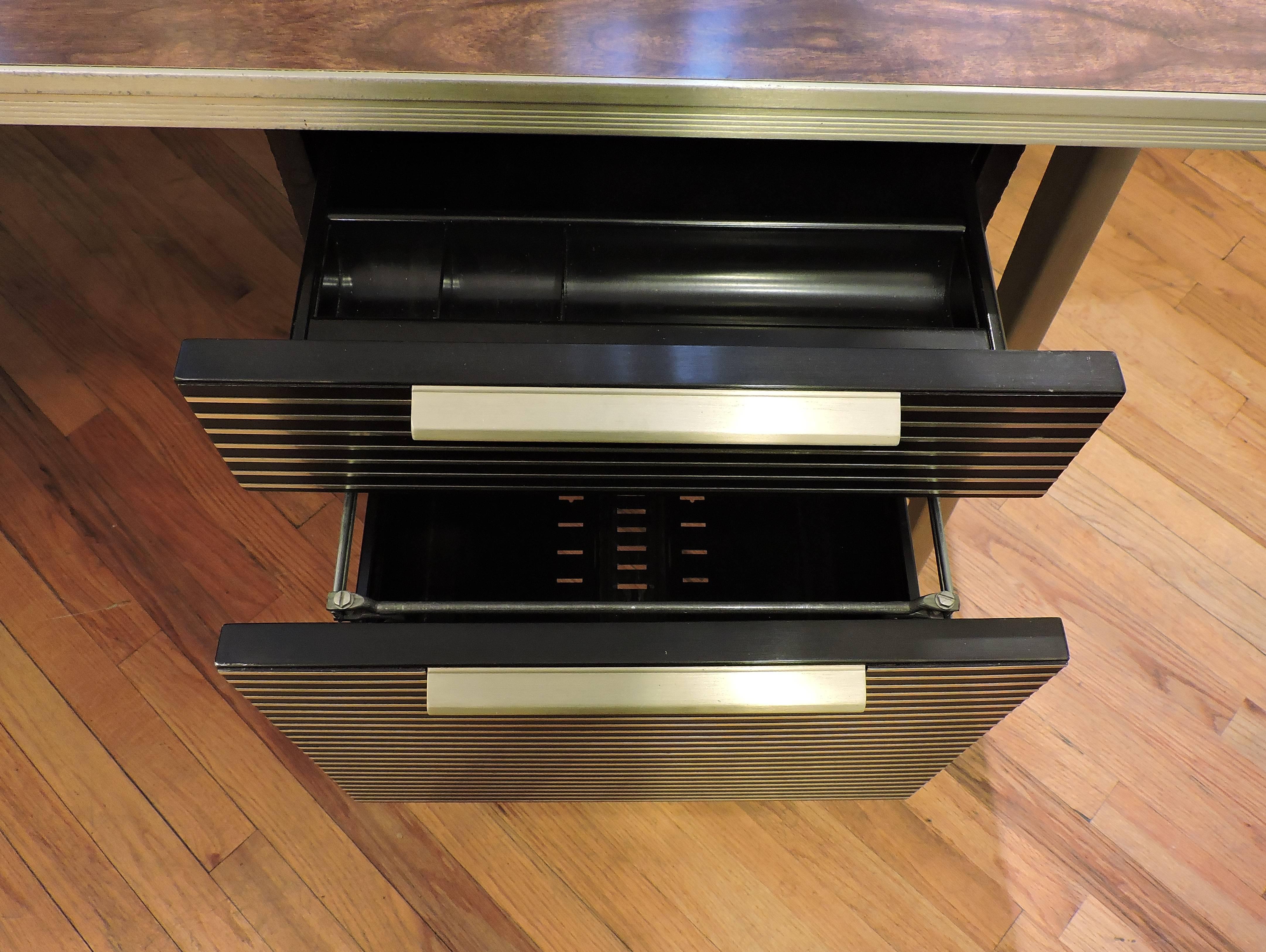 Mid-20th Century Gordon Bunshaft Mid-Century Modern Italic Desk for General Fireproofing Co.