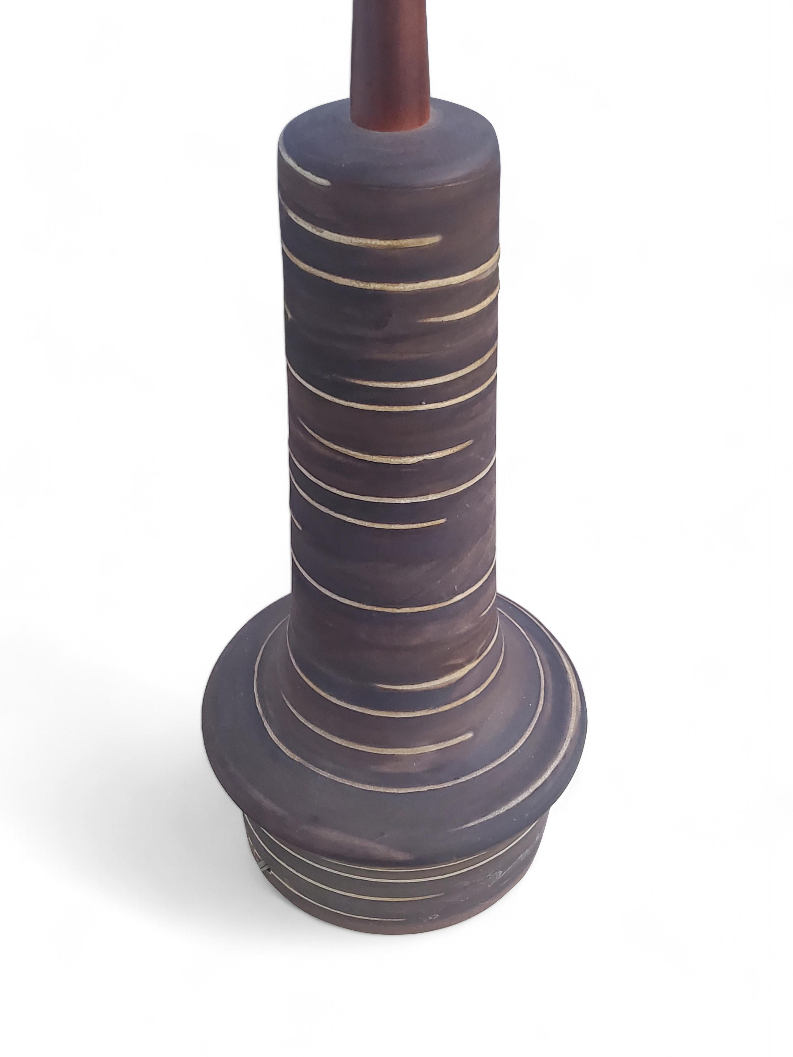 20th Century Gordon and Jane Martz Ceramic Table Lamp For Sale