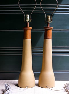 Gordon and Jane Martz for Marshall Studios Lamps, a Pair