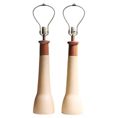 Gordon and Jane Martz for Marshall Studios Lamps, a Pair