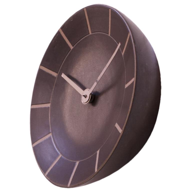 Gordon and Jane Martz for Marshall Studios Stoneware Wall Clock at 1stDibs
