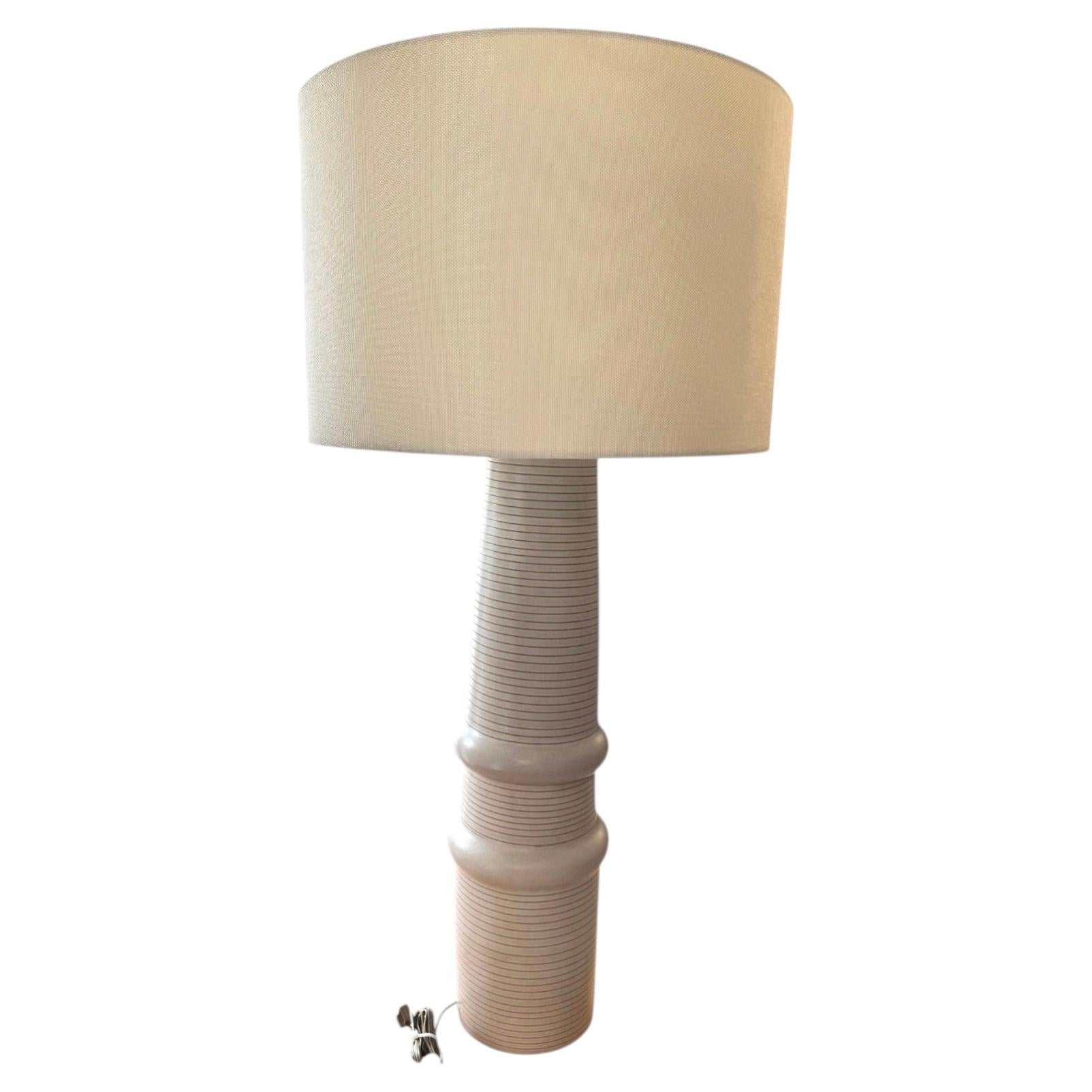 Gordon and Jane Martz for Marshall Studios, Tall Pottery Table Lamp For Sale