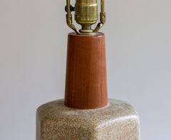 Gordon and Jane Martz Geometric Table lamp M104 Hexagon speck Marshall Studios