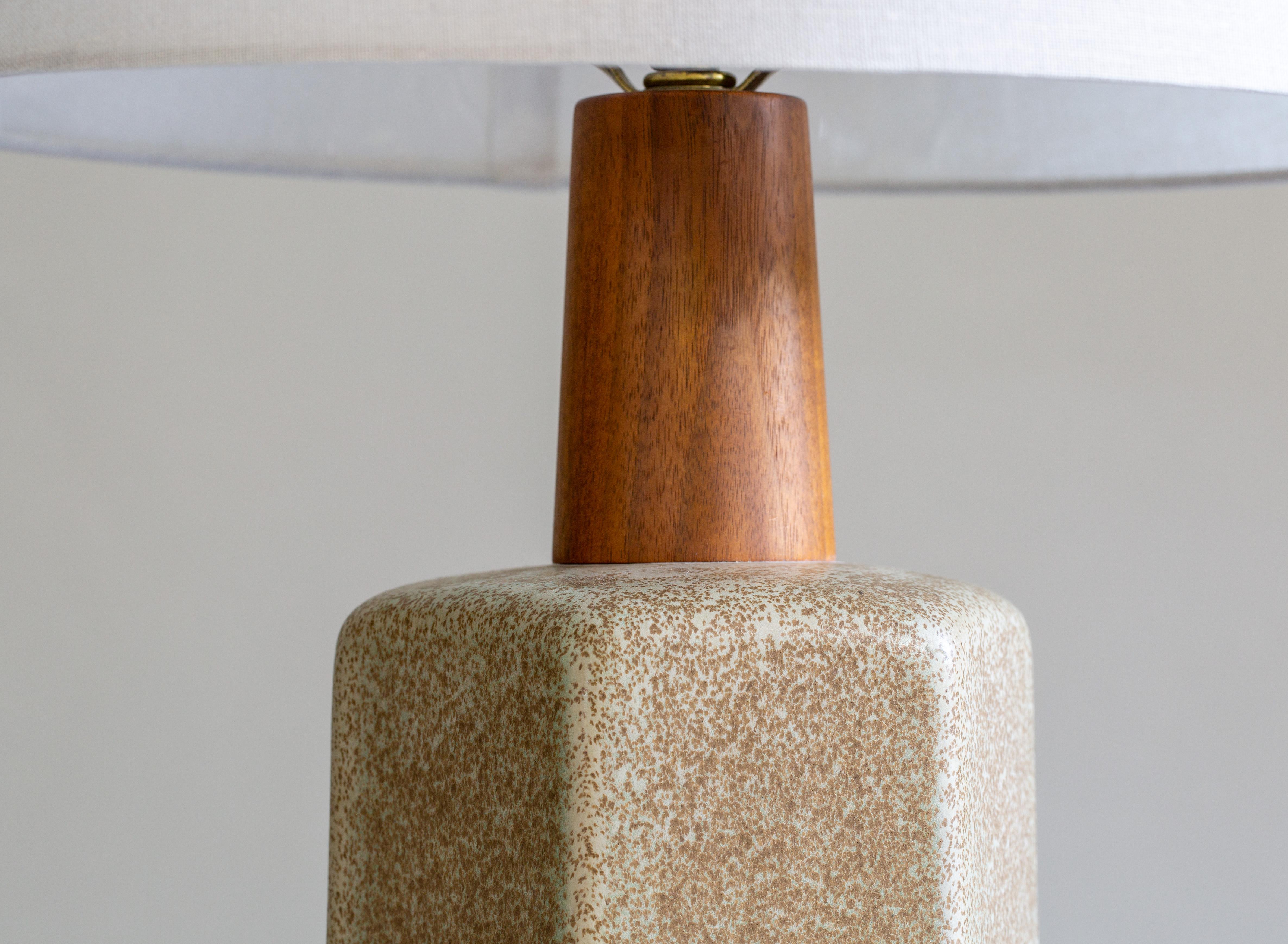 Mid-Century Modern Gordon and Jane Martz Geometric Table lamp M104 Hexagon speck Marshall Studios