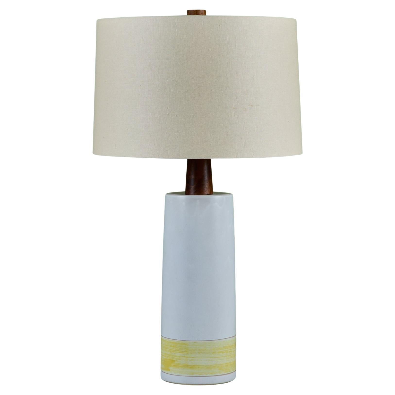 Gordon and Jane Martz Large Scale Two-Tone Ceramic Table Lamp
