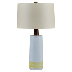 Grande lampe de bureau Gordon et Jane Martz en céramique bicolore
