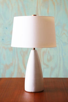 Gordon and Jane Martz M-53 Lamp for Marshall Studios Light Gray Blue white Cone