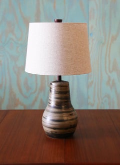 Gordon and Jane Martz M120 Lamp for Marshall Studios Green Earth tones