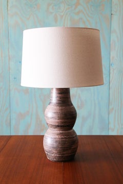Gordon and Jane Martz M121 Lamp for Marshall Studios Light Gray Blue white Cone