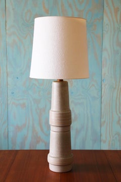 Lampe haute Gordon et Jane Martz M145 pour Marshall Studios, gris clair moucheté de marron