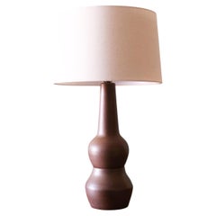 Gordon and Jane Martz M181 Lamp for Marshall Studios Matte Green Gray 34"