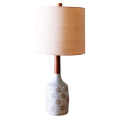 Gordon and Jane Martz M208 Lamp for Marshall Studios Sky Blue with white dots 27