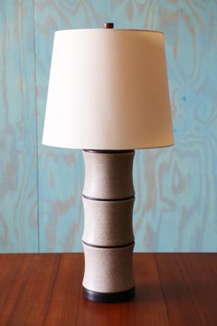Gordon and Jane Martz M221 Lamp for Marshall Studios Light Gray Brown specks bam