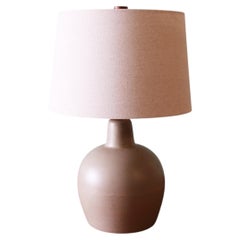 Gordon and Jane Martz M51 Lamp for Marshall Studios tan ochre short gourd 24"