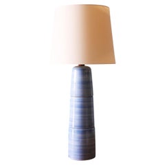 Gordon and Jane Martz M55 Lamp for Marshall Studios Tall Baby Blue Gloss tootsie