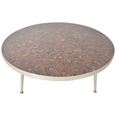 Gordon and Jane Martz Style Murano Glass Tile Mosaic Cocktail Table