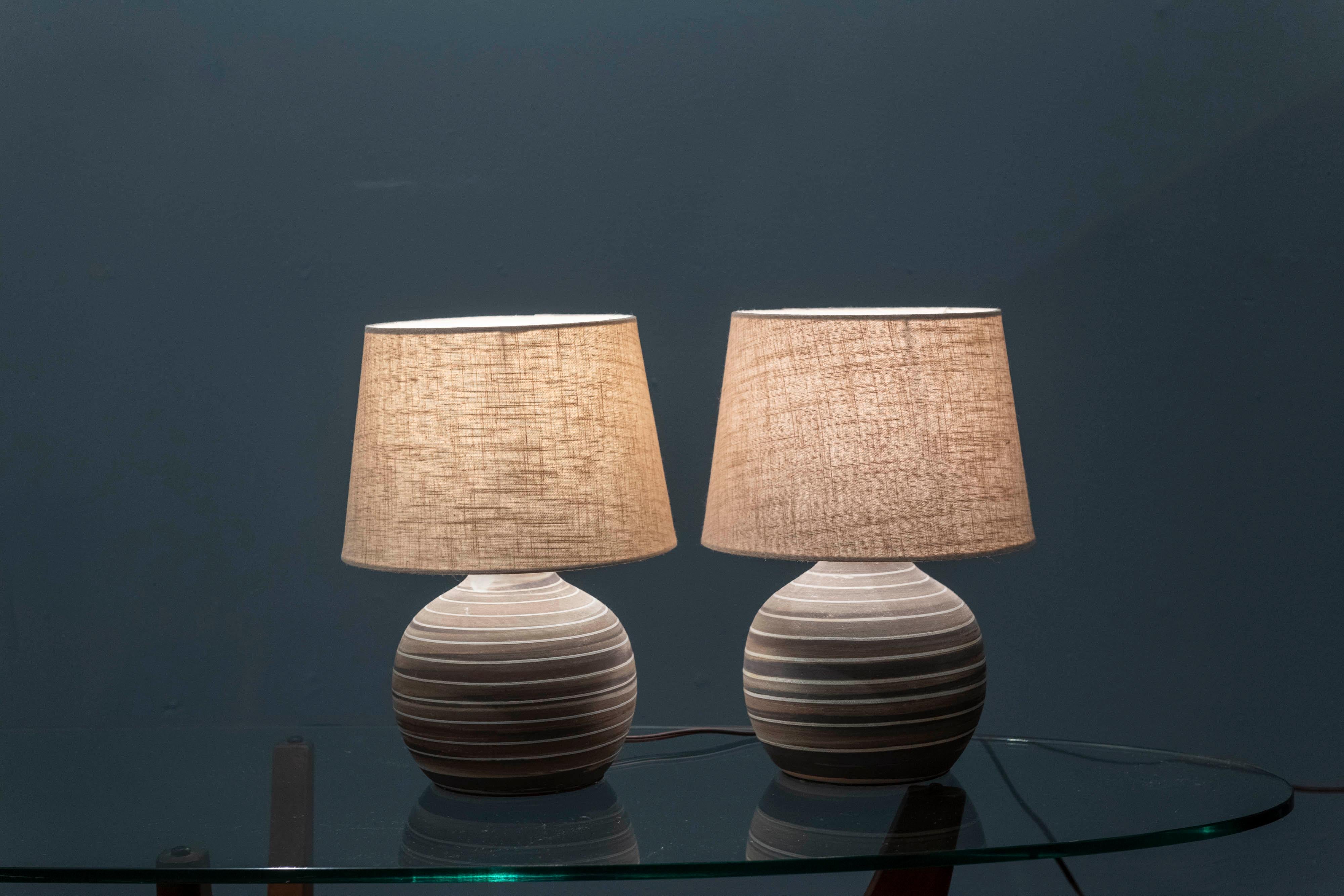 Late 20th Century Gordon and Jane Martz Table Lamps for Marshall Studios