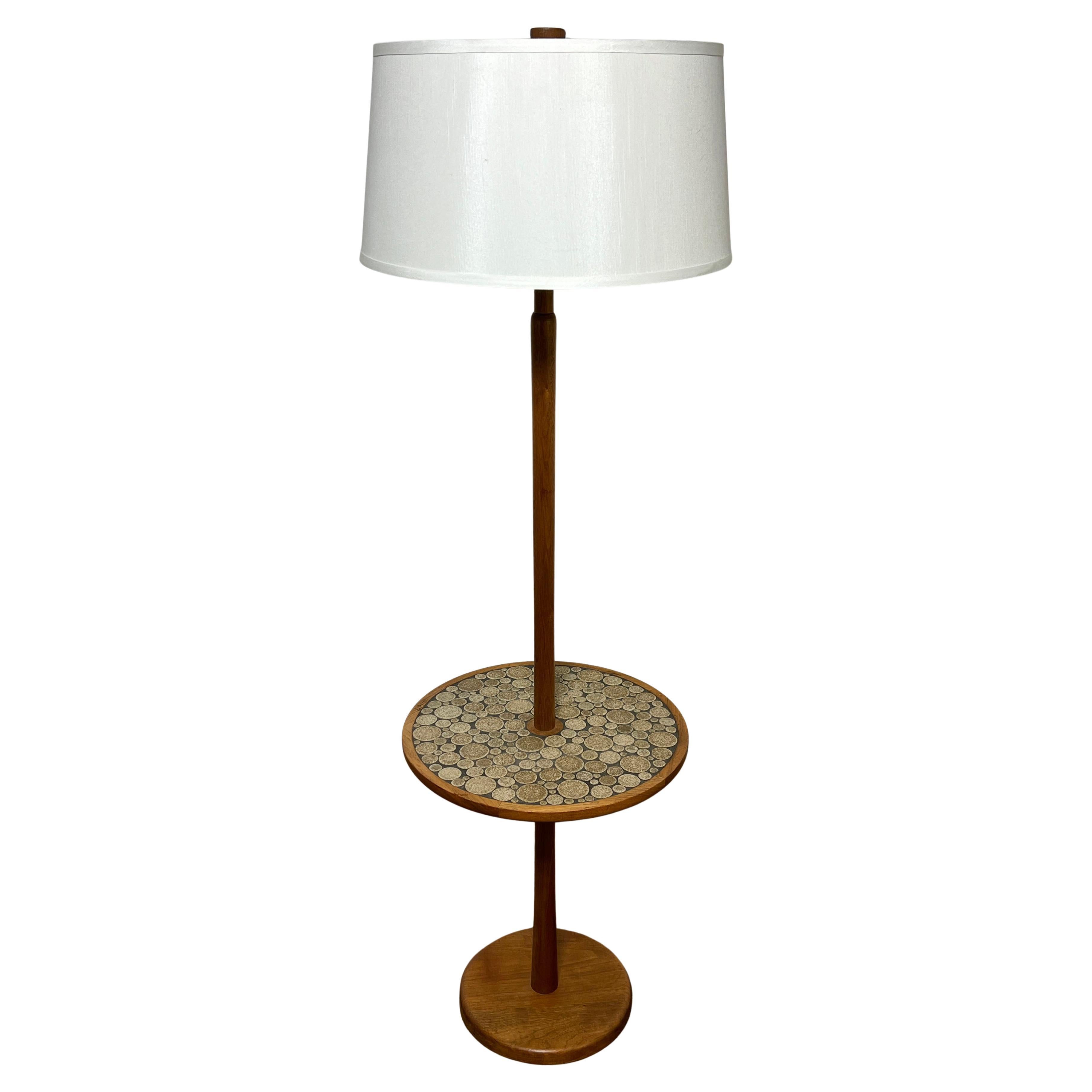 Gordon and Jane Martz Tile Table Floor Lamp Circa 1960s