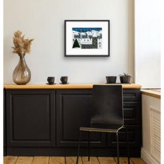 Oh What A Fantastic Tree, Gordon Barker, Snowy town scene art, miniature art