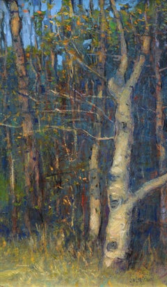 "Aspen Grove", Oil Painting
