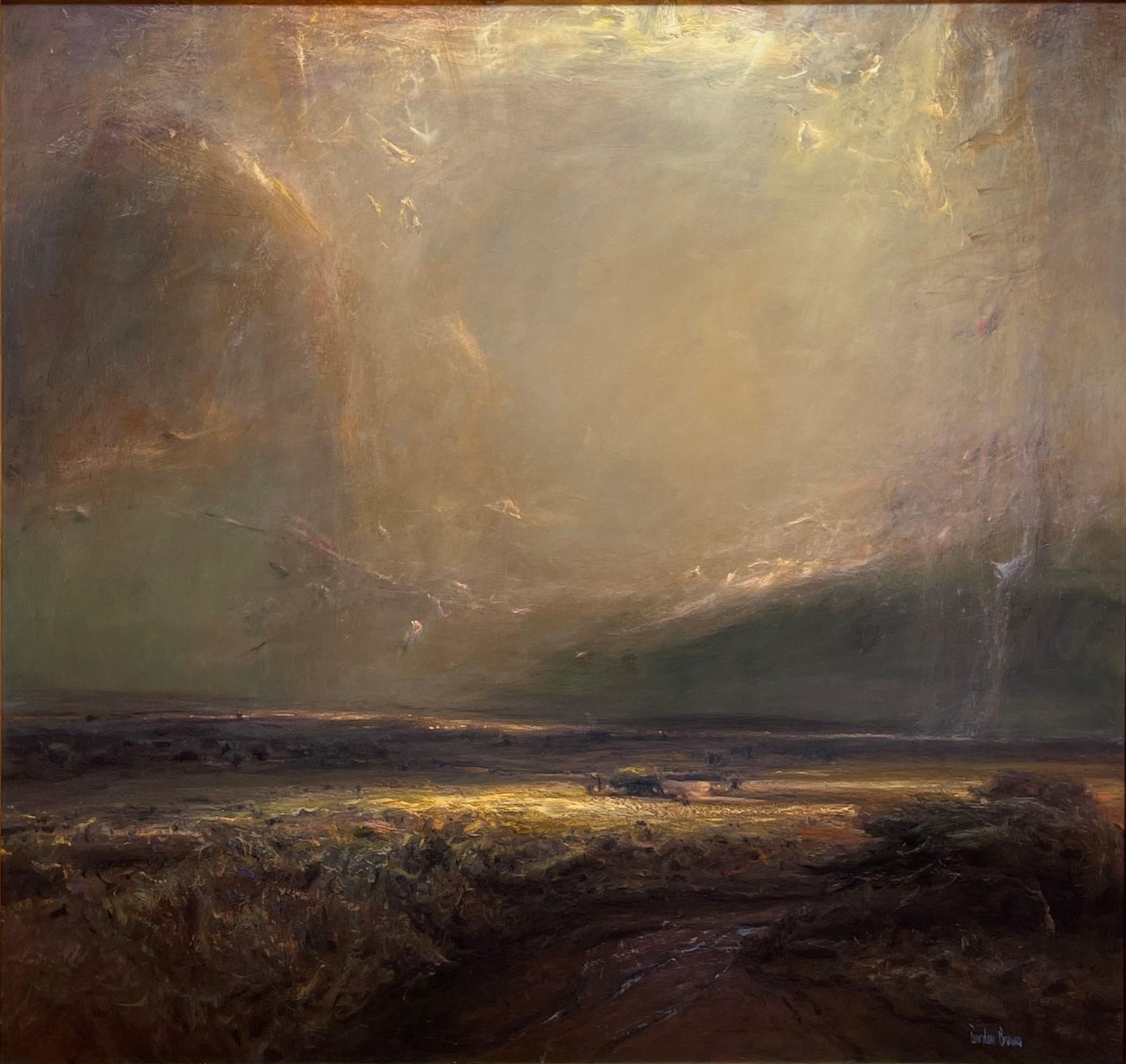Figurative Painting de Gordon Brown - "Imaginación definida", Pintura al óleo de paisajes de Colorado