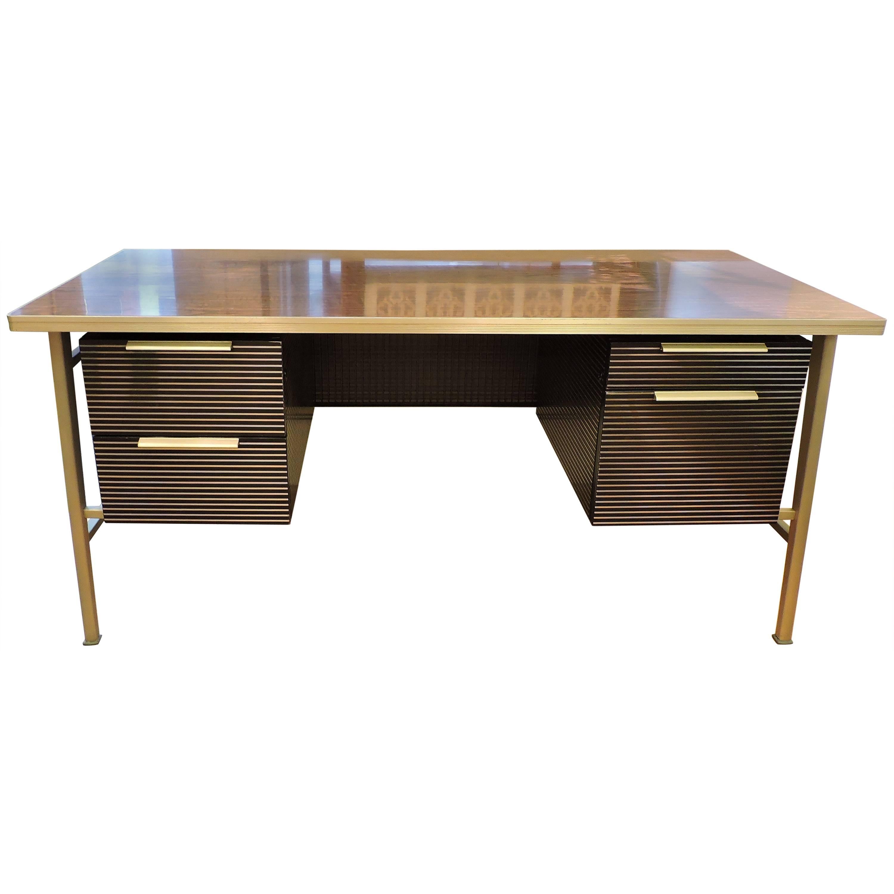 Gordon Bunshaft Mid-Century Modern Italic Desk for General Fireproofing Co.