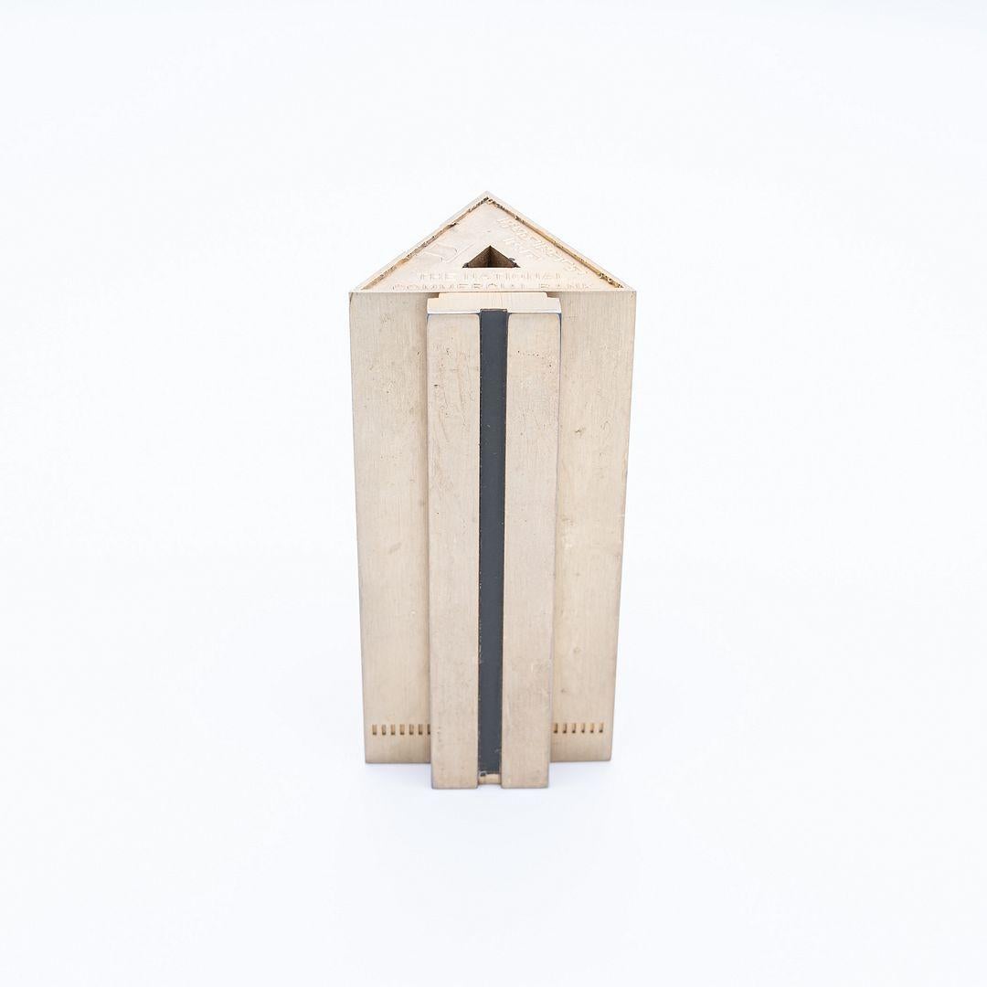 Modern Gordon Bunshaft's Collection: Lighter, Paperweight, Shovel Pin and Glass Piece For Sale