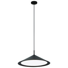 GORDON Ceiling Lamp Conical Diffuser in Matte Black by Corrado Dotti