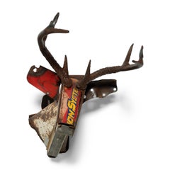 "Buck Head ", sculpture en acier