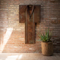 "Kimono bleu rouille ", sculpture en acier