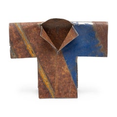 "Tiny Striped Jacket ", sculpture en acier