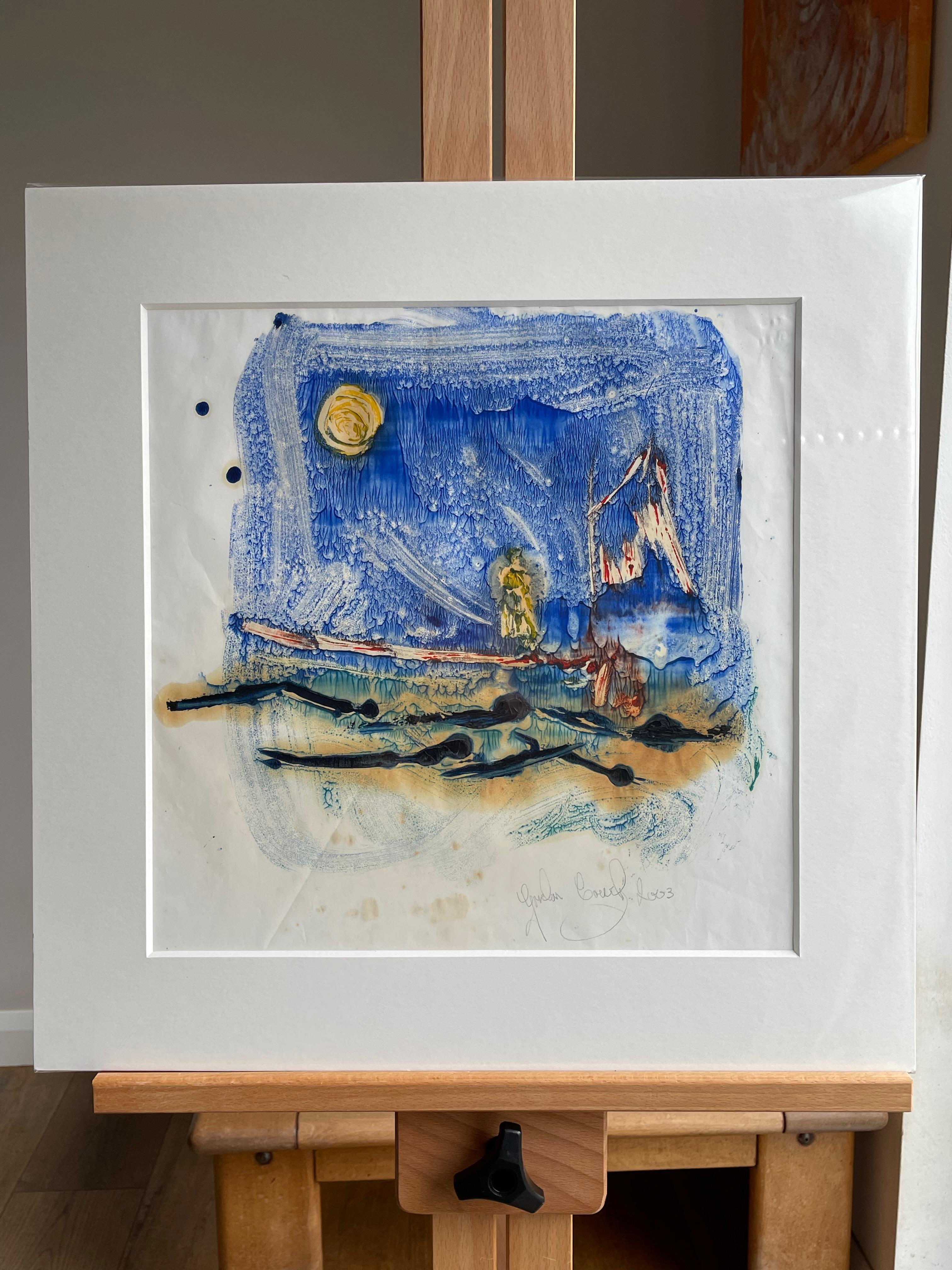 Paysage marin abstrait 4.  Peinture abstraite contemporaine de paysage marin - Painting de Gordon Couch
