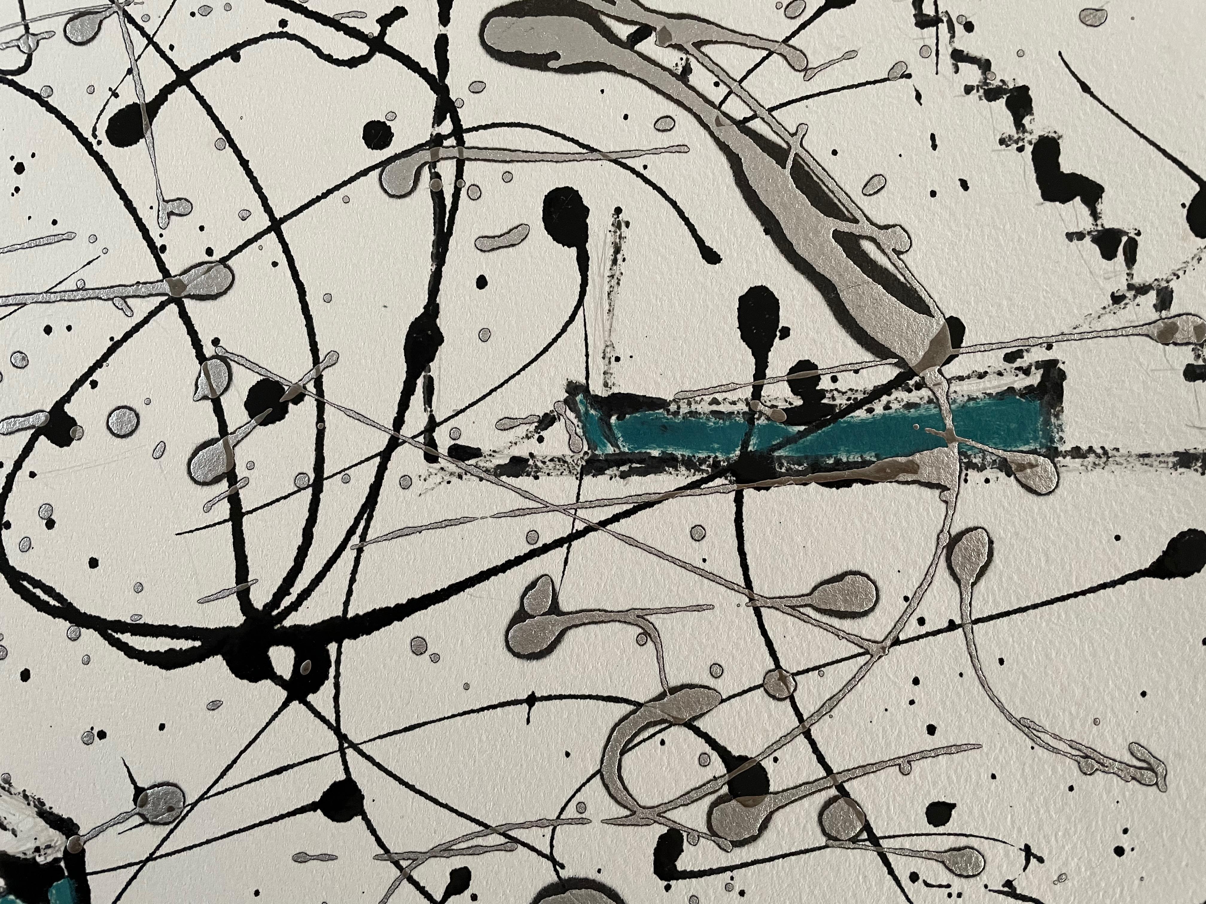 Licitaciones. Paisaje marino abstracto contemporáneo - Painting Contemporáneo de Gordon Couch