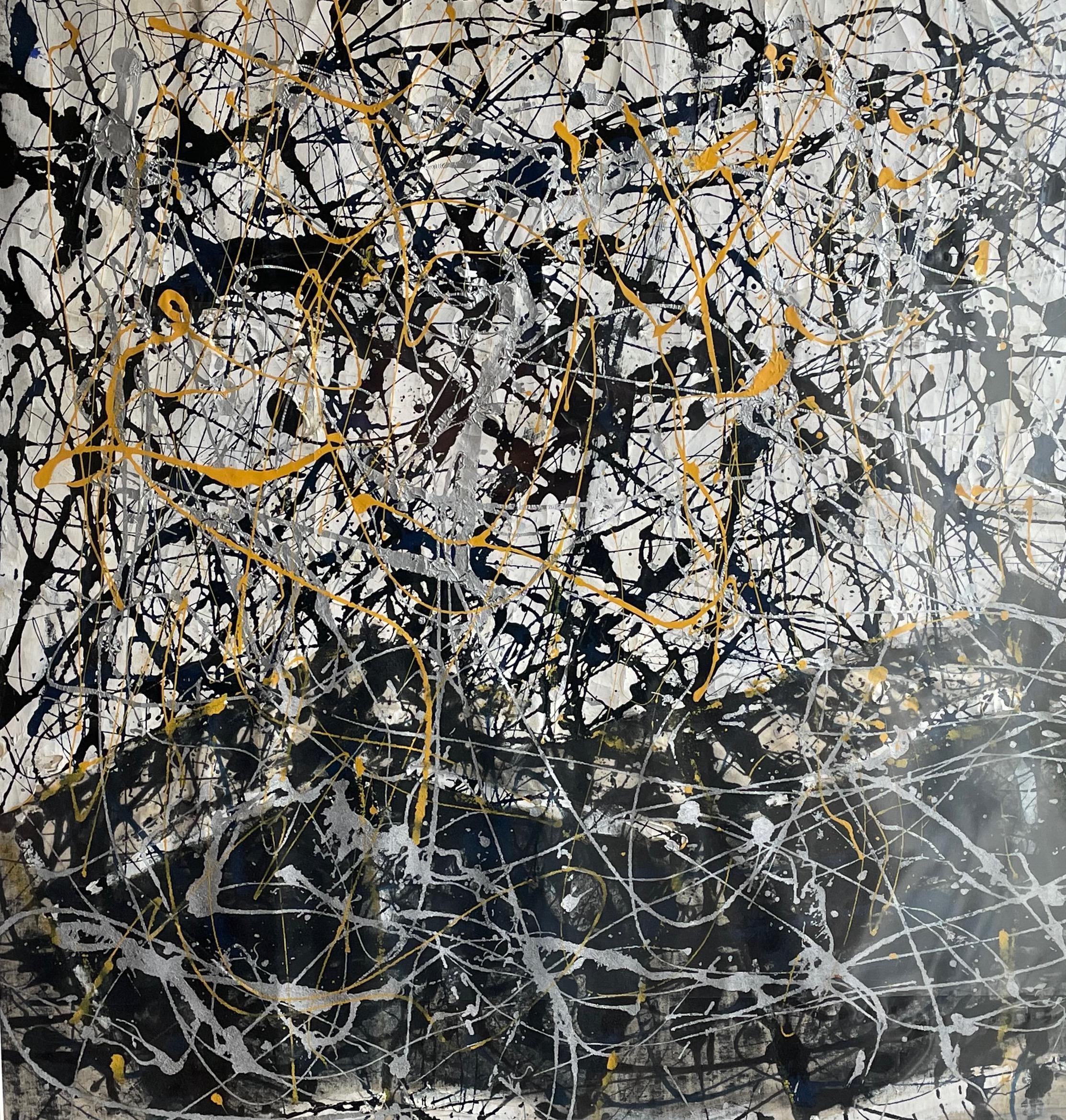 Sans titre.  Peinture contemporaine par éclaboussures