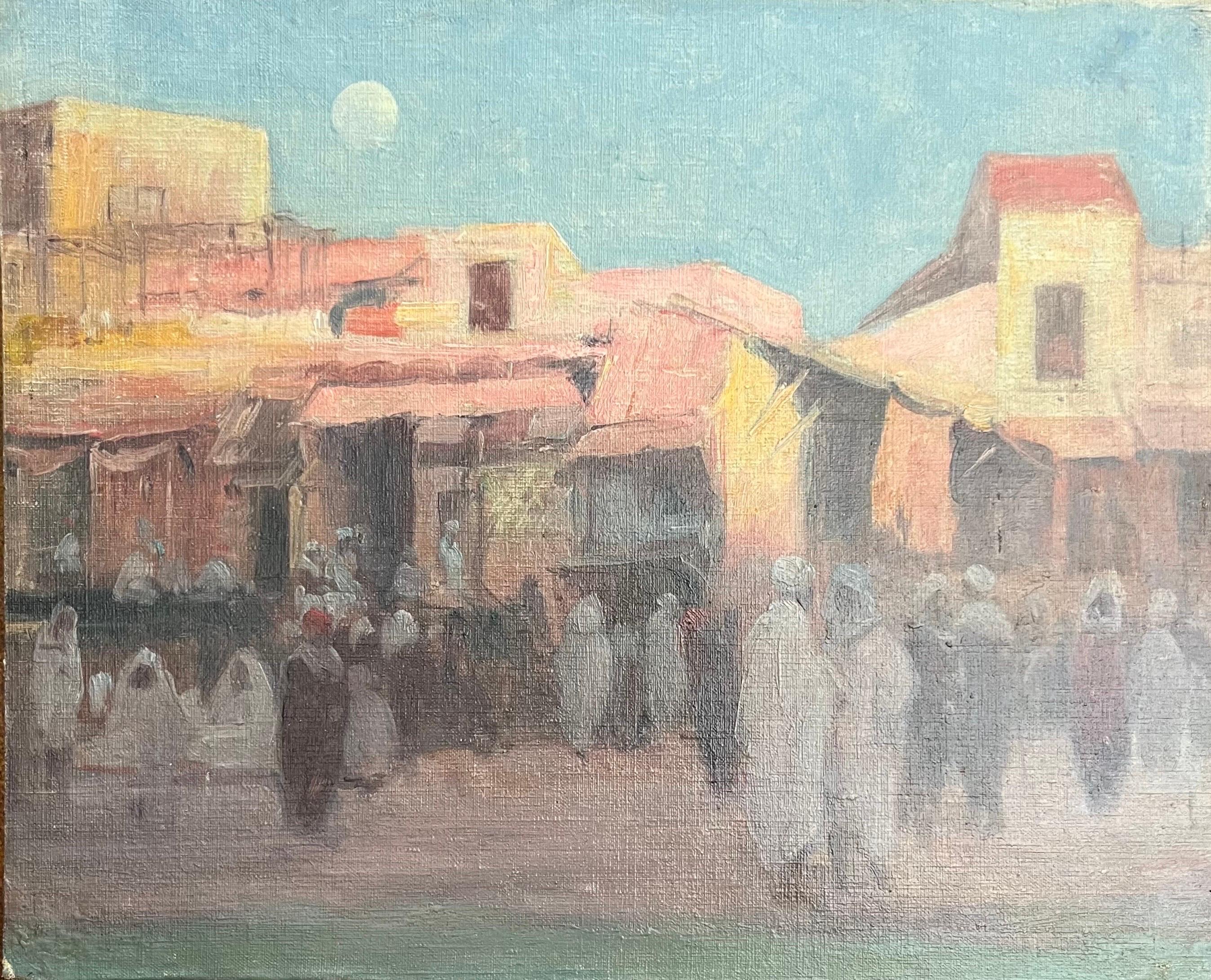 Tangiers, Morocco - Painting by Gordon Coutts