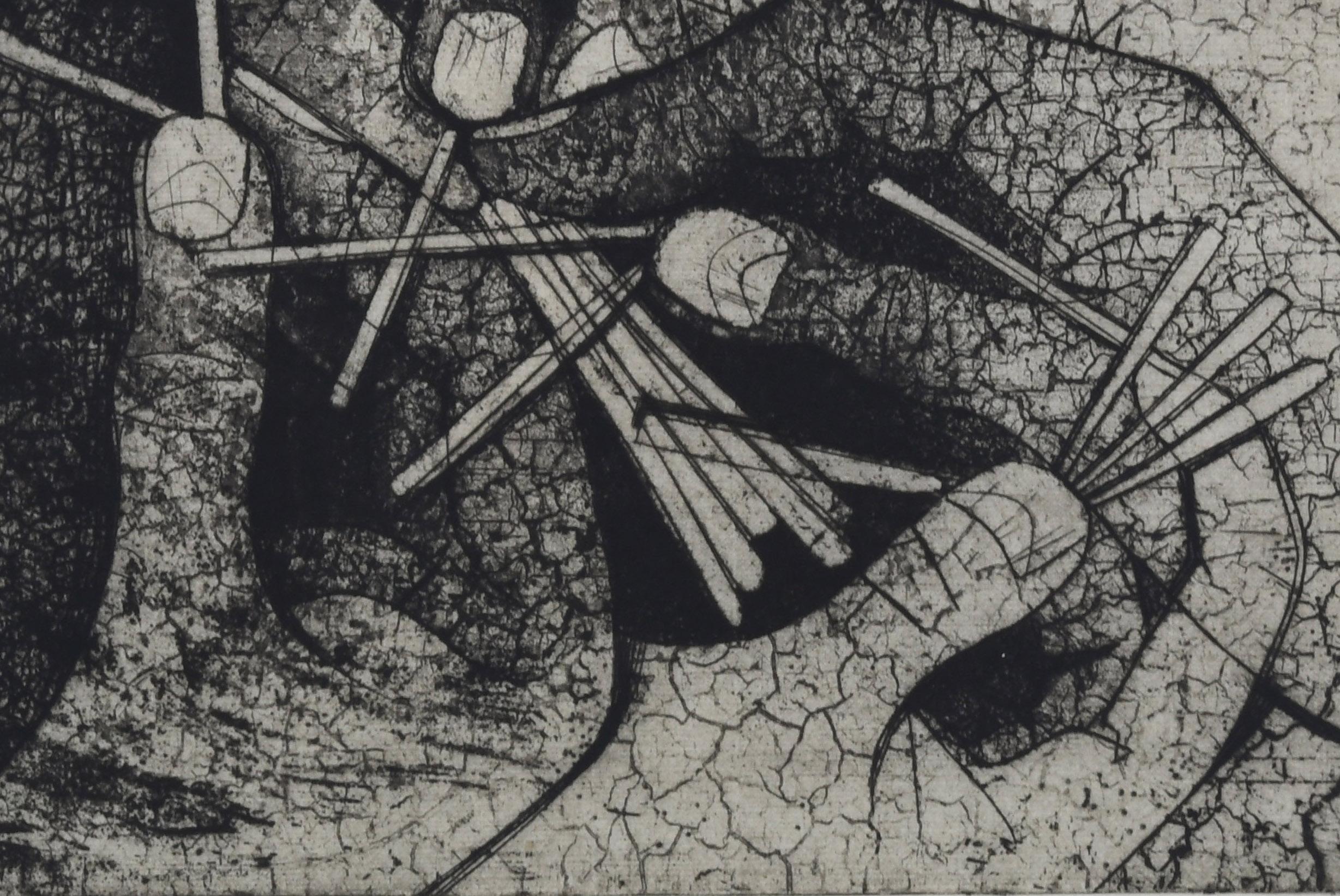 Tempus Zappelphilipps (Abstrakt), Print, von Gordon Gilkey