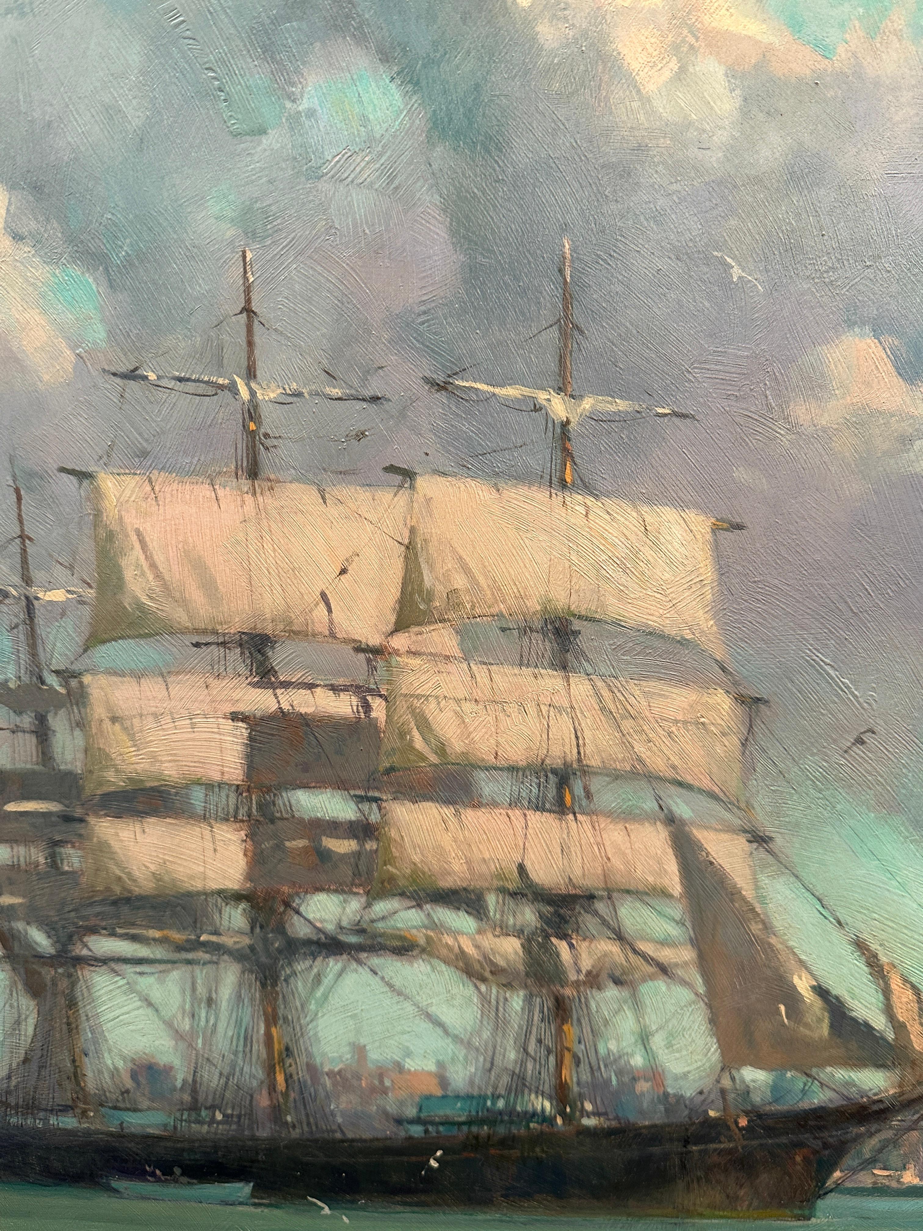 Gordon Hope Grant (1875-1962) was a prominent American artist renowned for his maritime watercolors and his contributions to the American Boy Scouts. Born in San Francisco in 1875 and passing away in 1962. Grant's artistic legacy is notable for