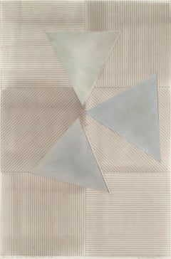 Grigio, da Studio per la serie dei motivi a tre, 1977 circa - Guazzo e acquerello