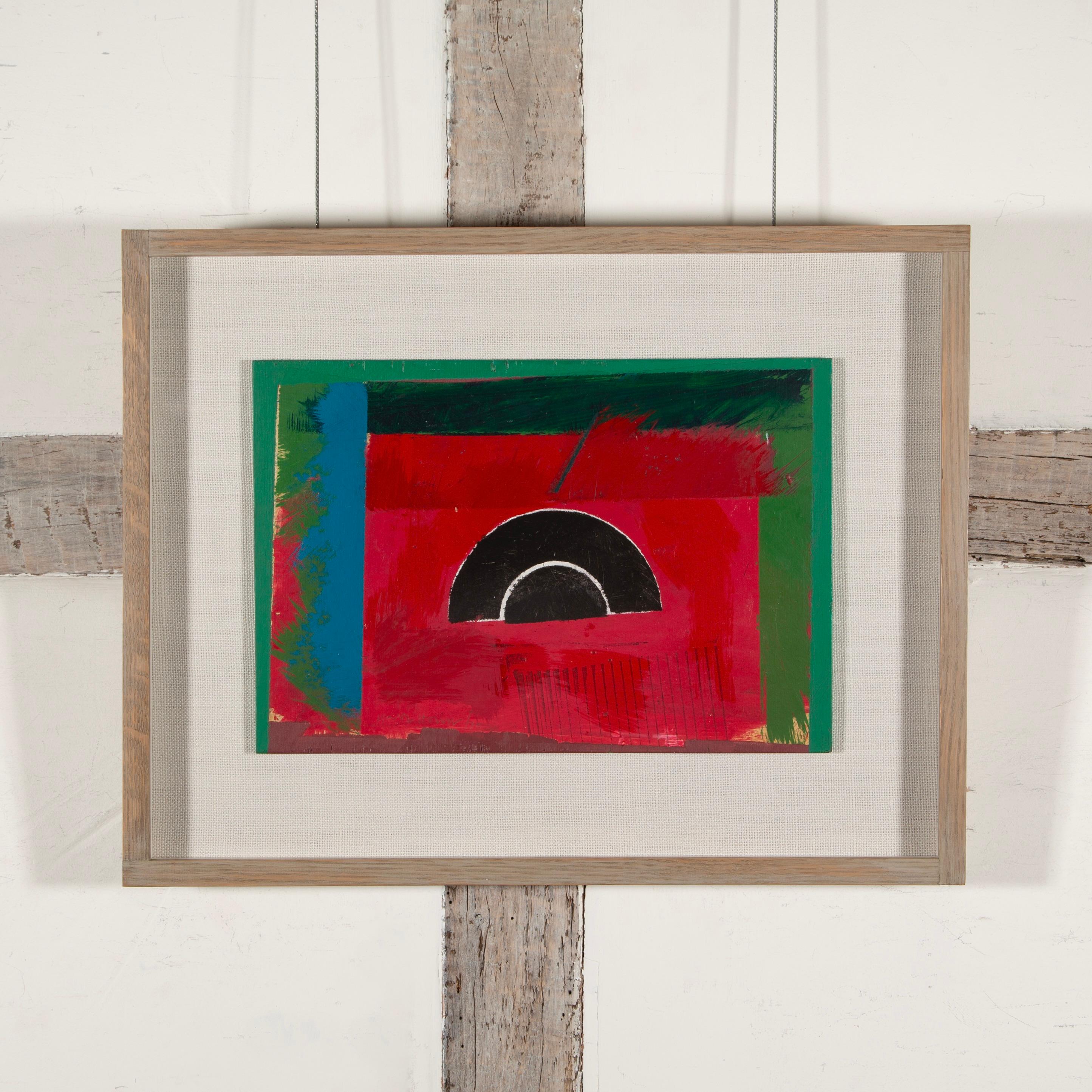 Arco interior y exterior, 1970 - Pintura abstracta geométrica - Painting de Gordon House
