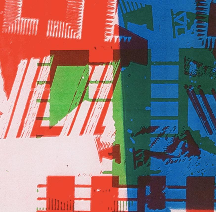 Visita del sito, dalla Suite FLW/ Highbury Portfolio - Stampa astratta del 20° C. in vendita 1