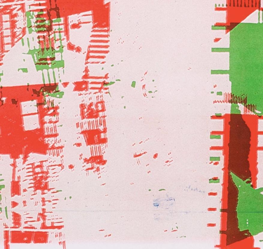 Visita del sito, dalla Suite FLW/ Highbury Portfolio - Stampa astratta del 20° C. in vendita 2