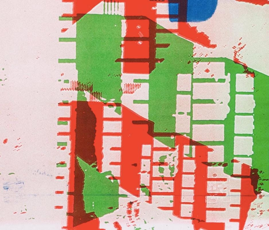 Visita del sito, dalla Suite FLW/ Highbury Portfolio - Stampa astratta del 20° C. in vendita 3