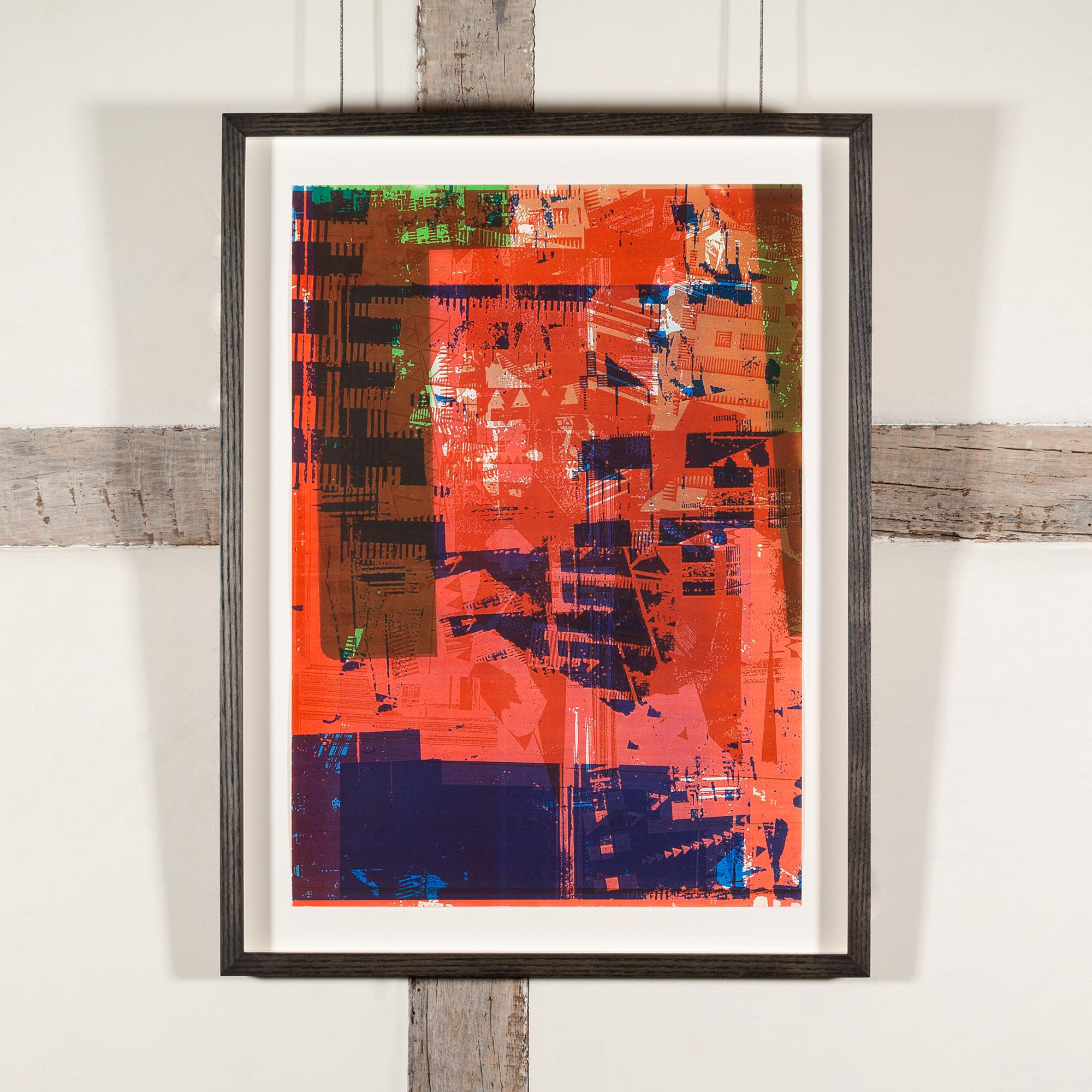 Still Working, dalla Suite FLW/ Highbury Portfolio - Stampa astratta del 20° C. - Print di Gordon House