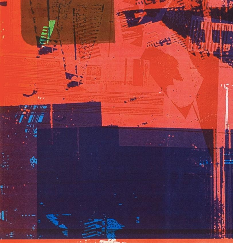 Still Working, dalla Suite FLW/ Highbury Portfolio - Stampa astratta del 20° C. in vendita 2